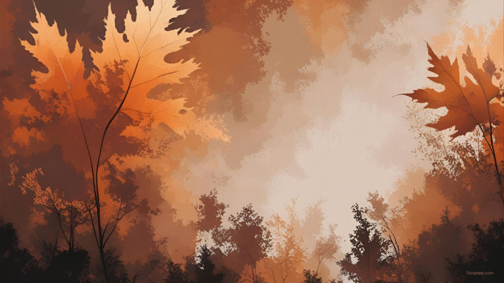 minimalist autumn desktop wallpaper