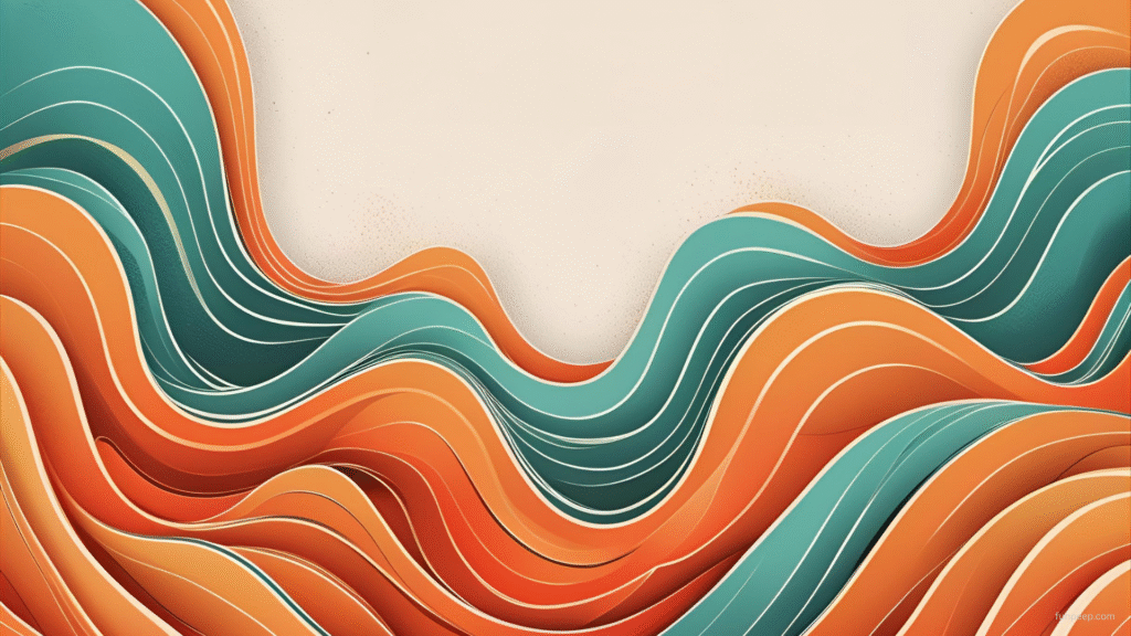 minimalist background Wavy abstract lines