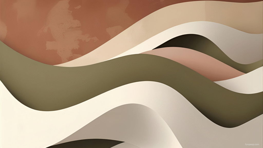minimalist earth tones