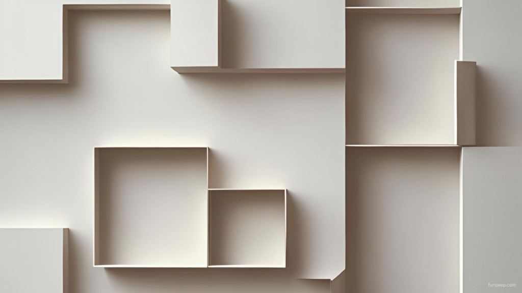 minimalist wallpaper Floating rectangles