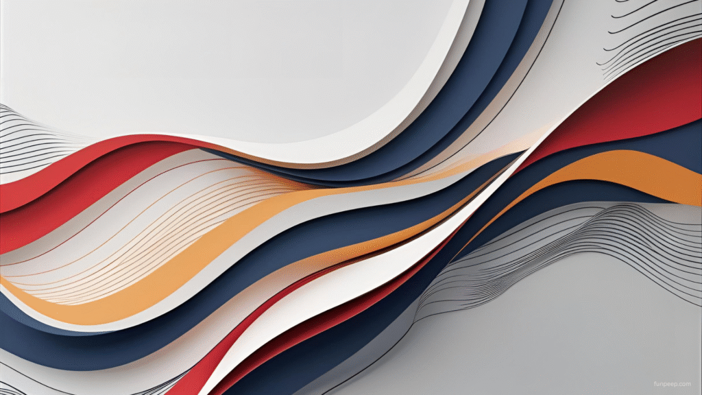 minimalist wallpaper Wavy abstract lines