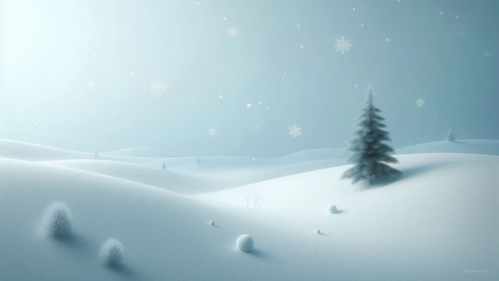 minimalist winter wallpaper