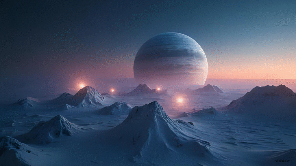 planets minimalist wallpaper