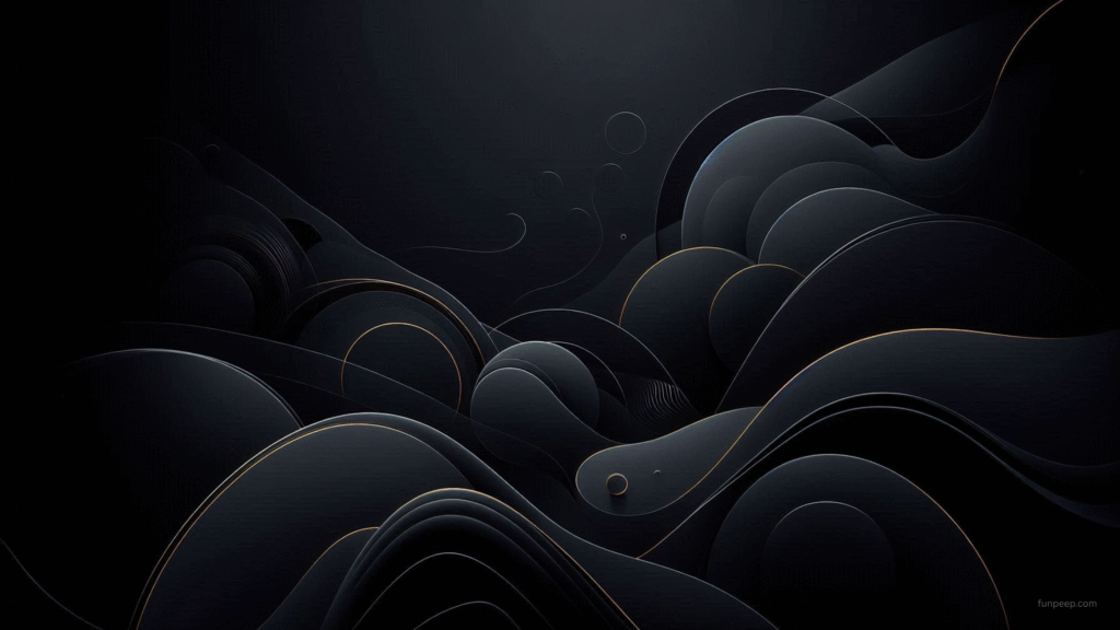 sleek minimalist wallpaper deep black
