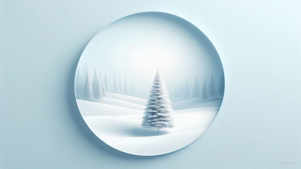 snowy landscape minimalist wallpaper