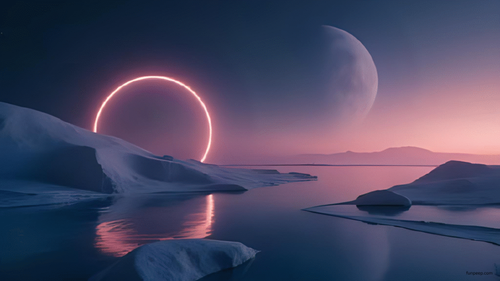 space minimalist wallpaper