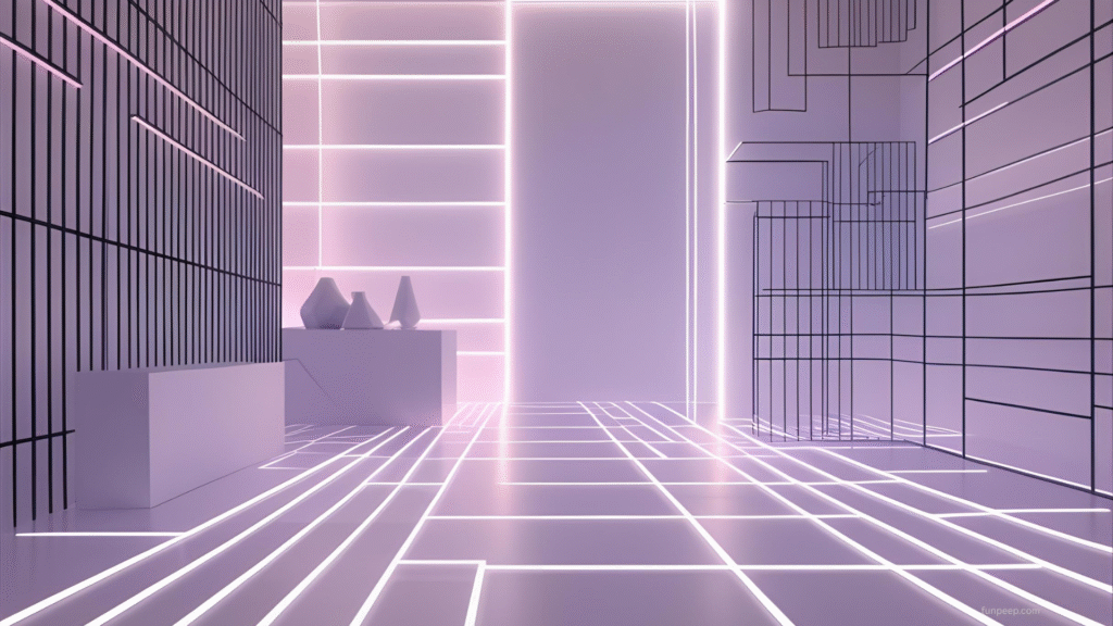 tech inspired grid background
